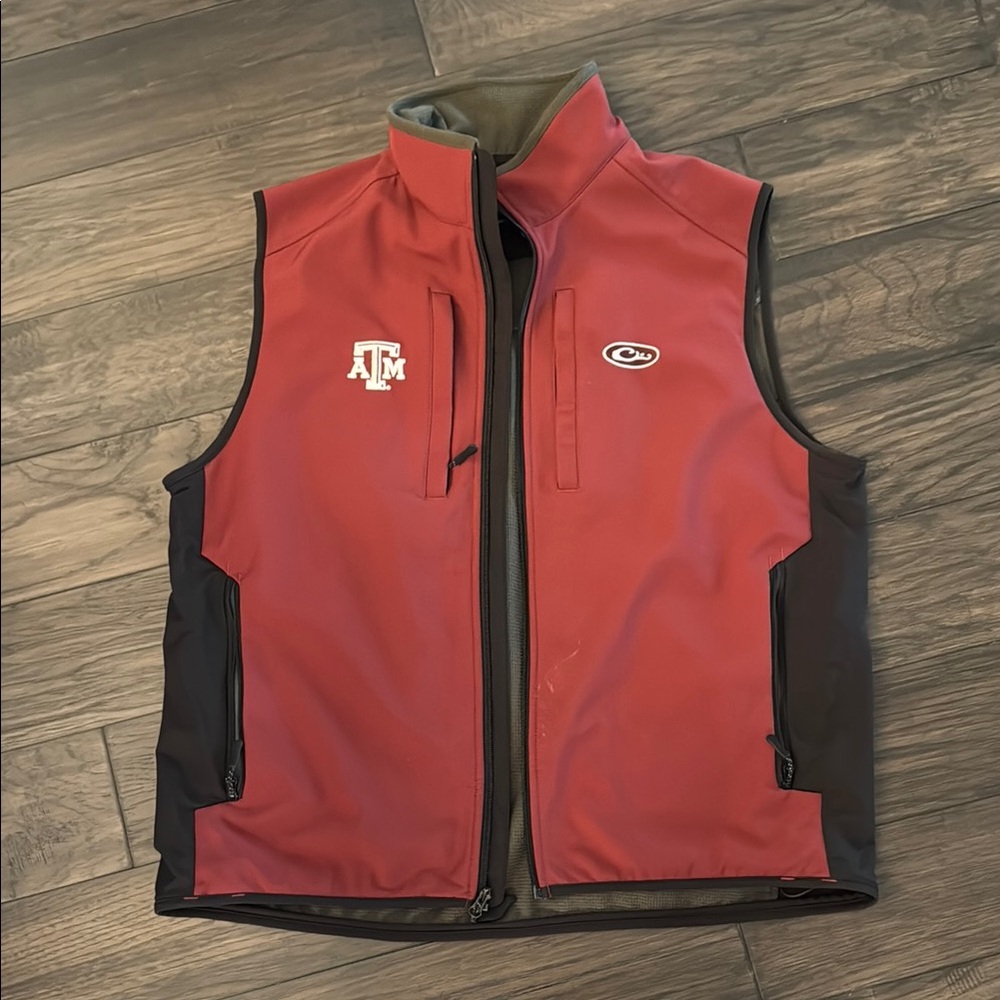Drake maroon and Black Vest with Logos
